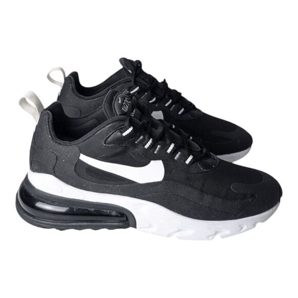 NIKE Air Max React 'Black/White' Running Shoes Size 7.5 - Picture 2 of 10